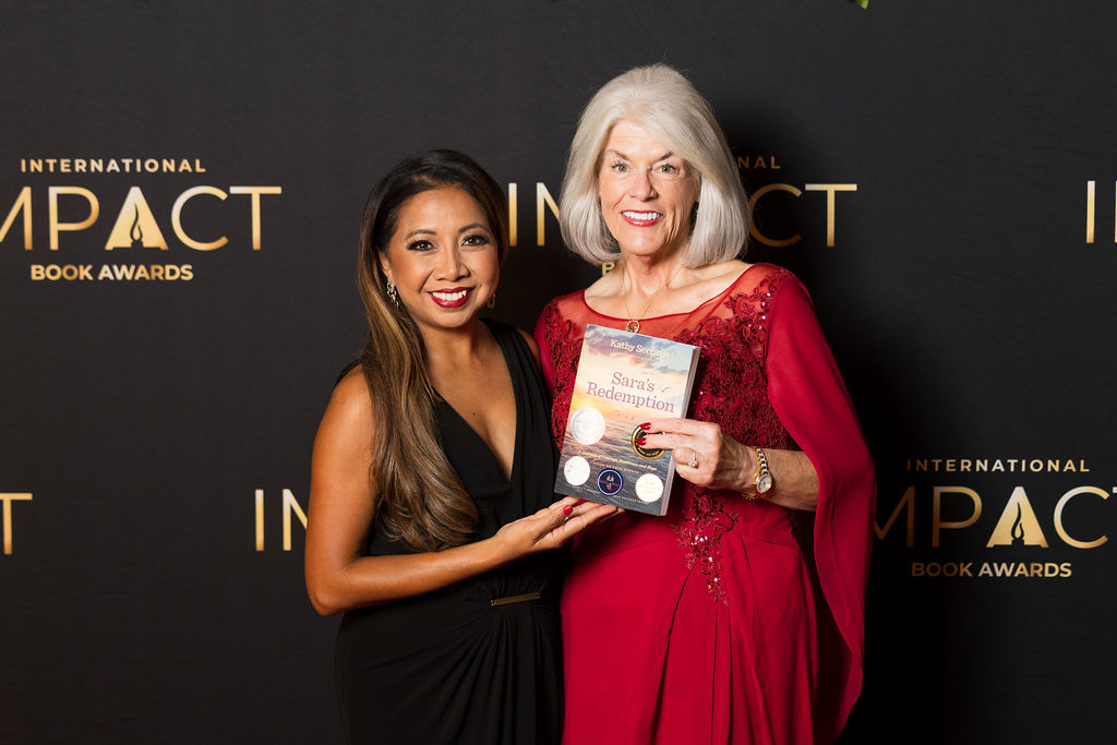 Nim Stant, founder of International Book Awards and Kathy Sechrist